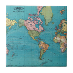 World, Mercator's Projection Tile