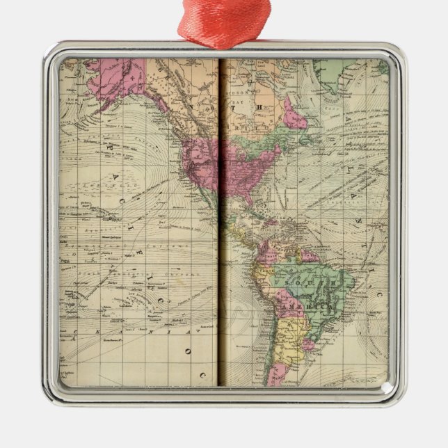 World Metal Ornament (Front)