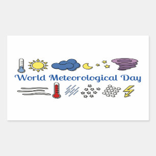 World Meteorological Day Sticker