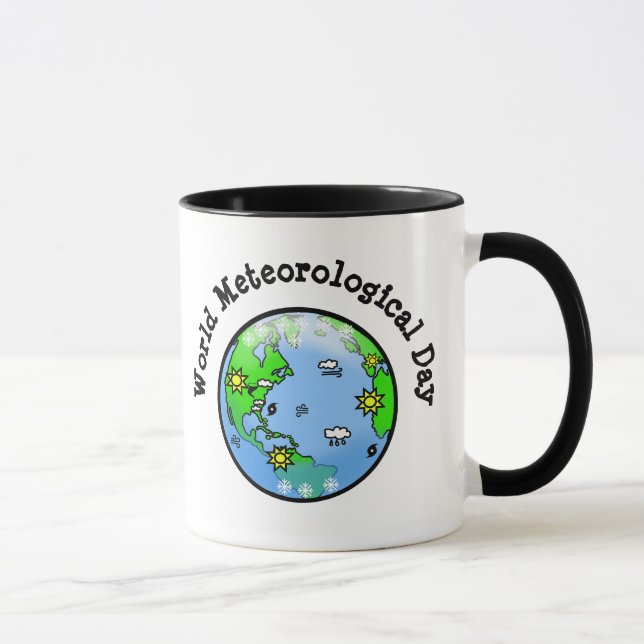 World Meteorological Day with Earth Mug (Right)