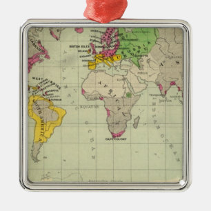 World, Moravia missions Metal Ornament