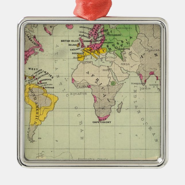World, Moravia missions Metal Ornament (Front)