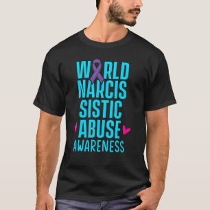 World Narcissistic Abuse Awareness Ribbon Survivor T-Shirt