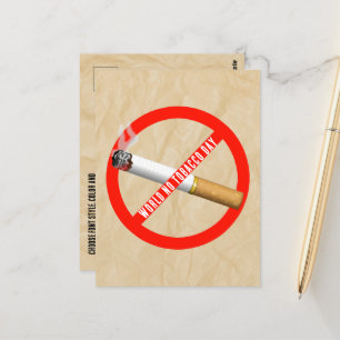 World No Tobacco Day Postcard