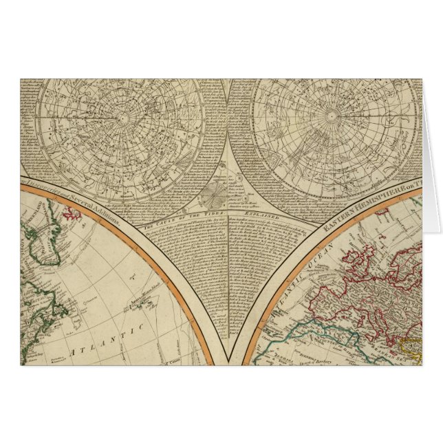 World north hemisphere map (Front Horizontal)