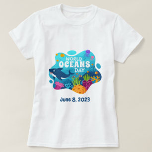 World Oceans Day June 8 Personalized T-Shirt