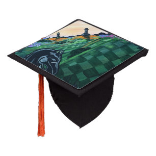 World Of Chess Graduation Cap Topper