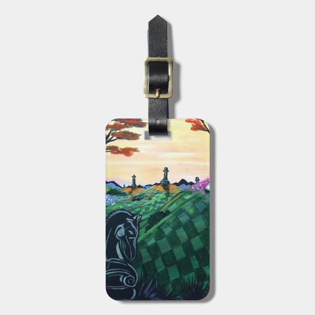 World Of Chess  Luggage Tag (Front Vertical)