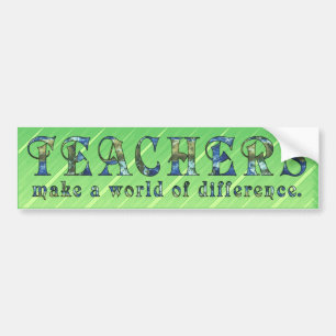 World of Difference Bumper Stickers