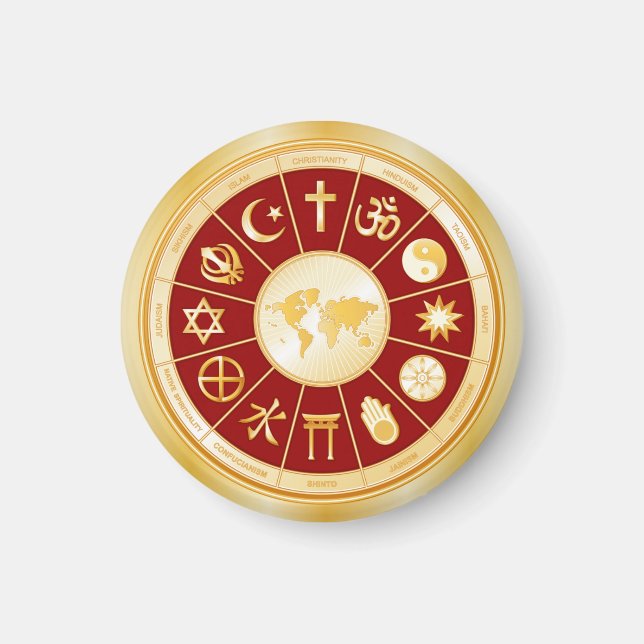 world of Faith Magnet (Front)