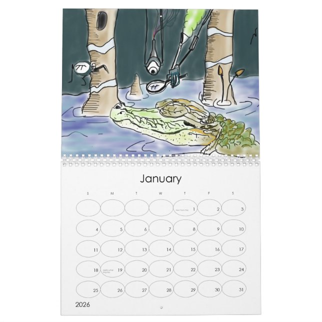 World of Freds Calendar (Jan 2026)