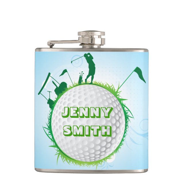 World of golf Ladies flask (Front)