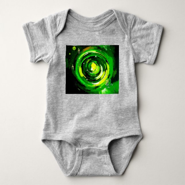 World Of Green Baby Bodysuit (Front)