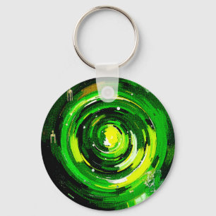 World Of Green Keychain