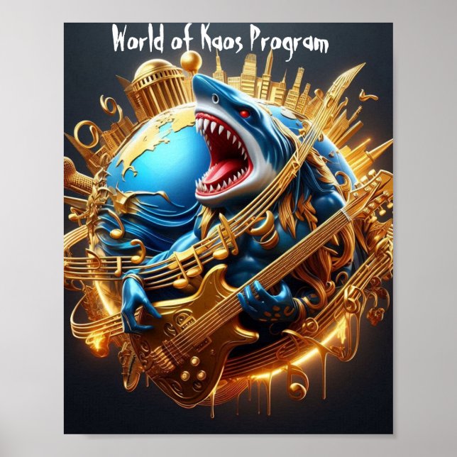 World of Kaos Program Poster (Front)