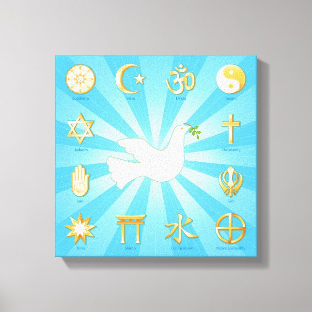 World of Peace Canvas Art (Front)