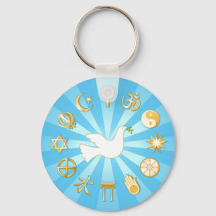 World of Peace Keychain