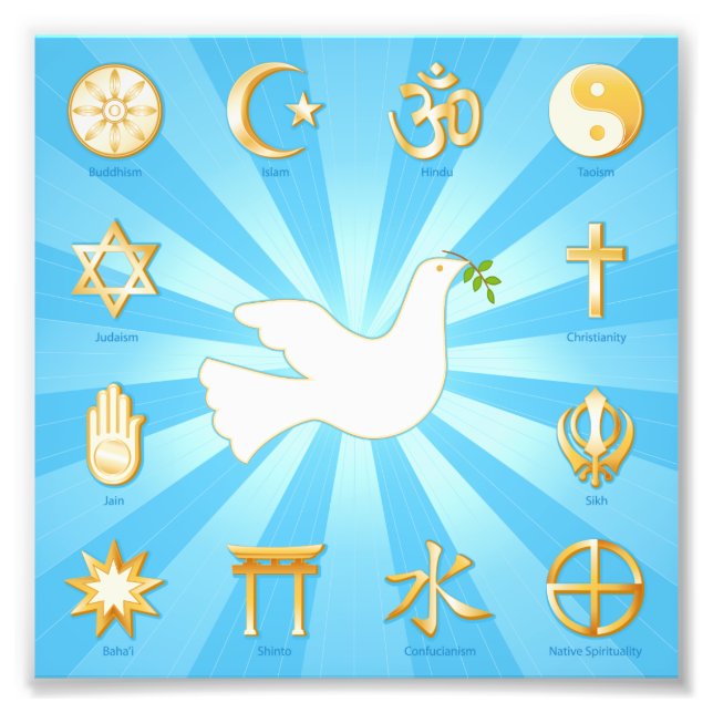 World of Peace Photo Print (Front)