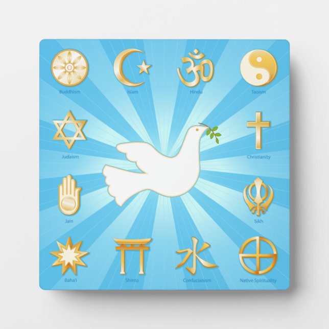 World of Peace Plaque (Front)