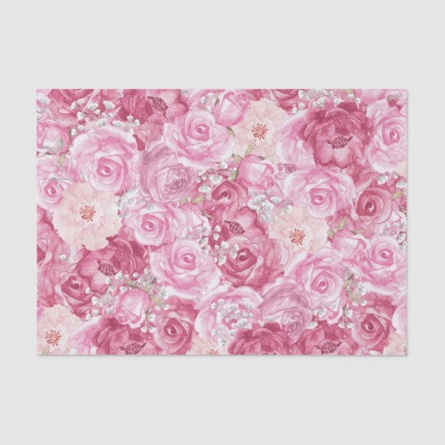 World Of Roses Tissue Paper (Front)