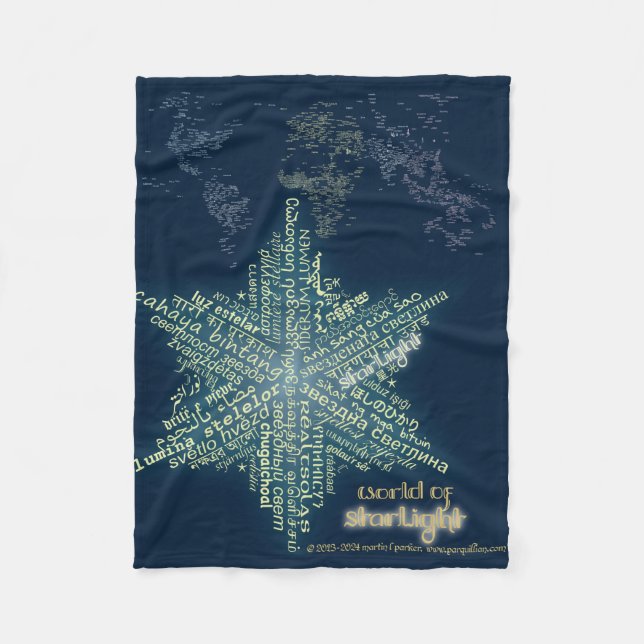 World of Starlight Fleece Blanket (Front)