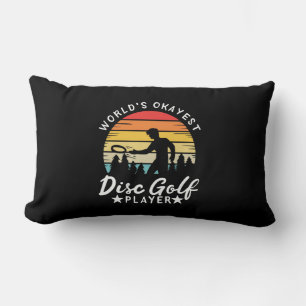 World Okayest Disc Golf Player Lumbar Pillow