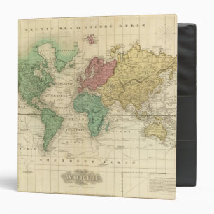World on Mercators Projection Binder