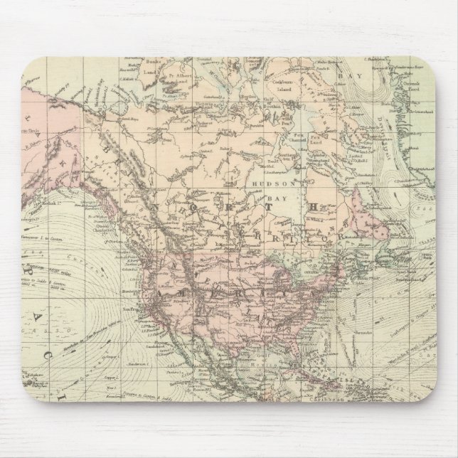 World on Mercator's Projection Mouse Pad (Front)