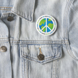 World Peace 2 Inch Round Button