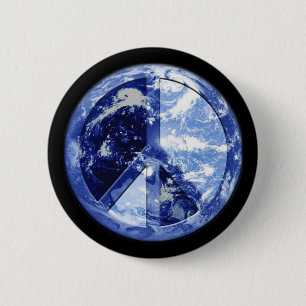 world peace 2 inch round button