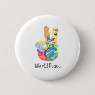 World Peace 2 Inch Round Button