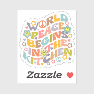 World Peace Begins in The Kitchen, Retro Vegan 