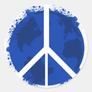 World Peace Classic Round Sticker