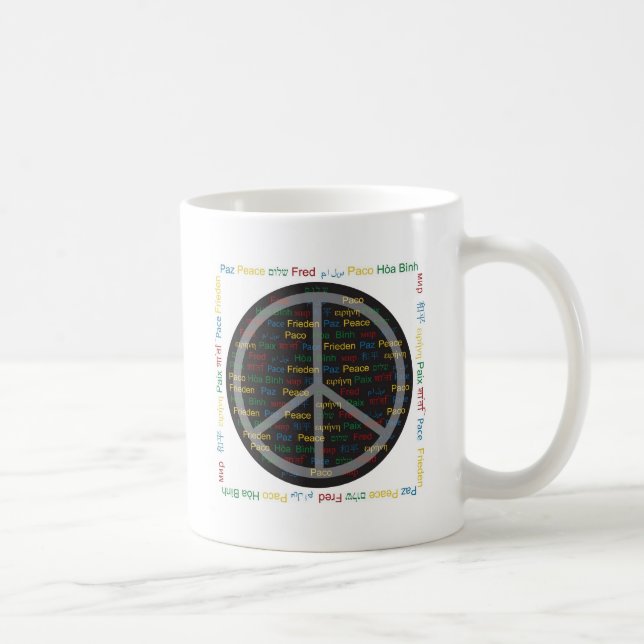 World Peace Coffee Mug (Right)
