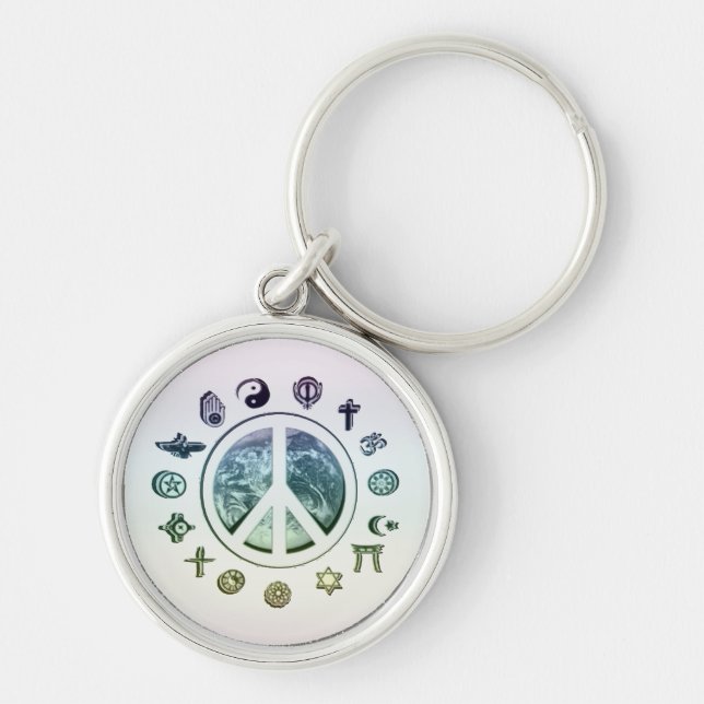 World Peace Keychain (Front)