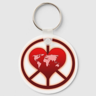 World Peace Keychain