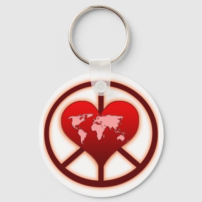 World Peace Keychain (Front)