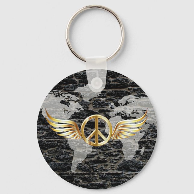 World peace keychain (Front)