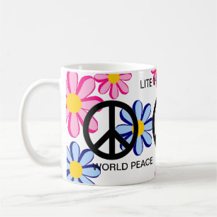 WORLD PEACE LITE THE RAINBOW ! COFFEE MUG