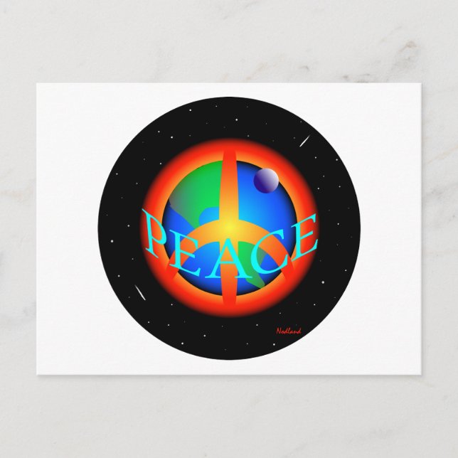 WORLD PEACE POSTCARD (Front)