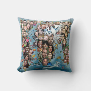 World Peace Throw Pillow