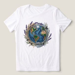 World Peace Watercolor Art Tri-Blend Shirt