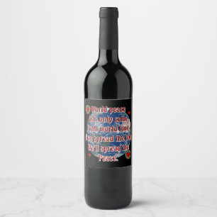 World Peace Wine Label