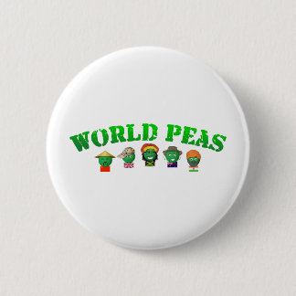 World Peas 2 Inch Round Button