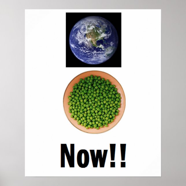 World Peas Now!!  Poster (Front)