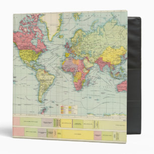 World political Map Binder