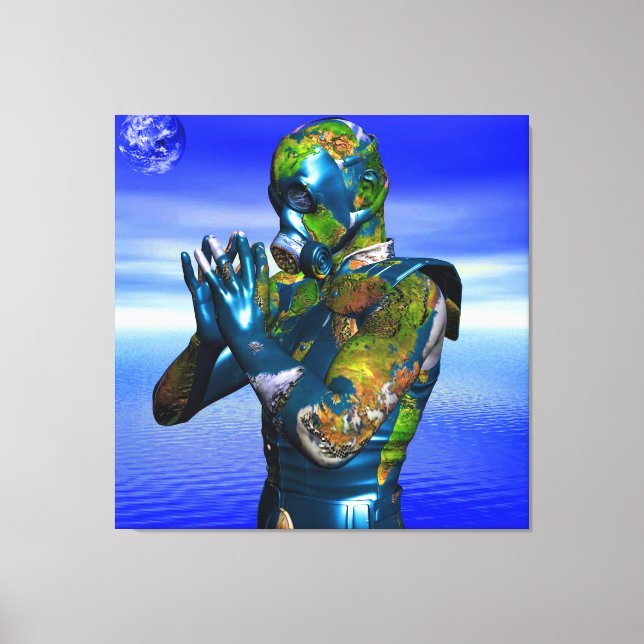 World Pollution Canvas Print (Front)