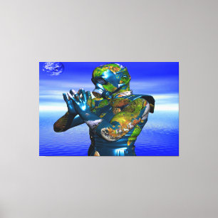 World Pollution Canvas Print