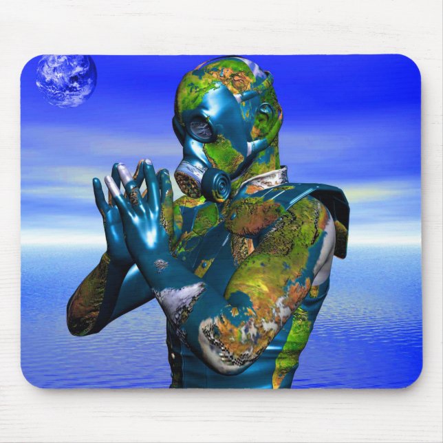 World Pollution Mouse Pad (Front)