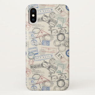 World Postage Stamps Pattern Case-Mate iPhone Case